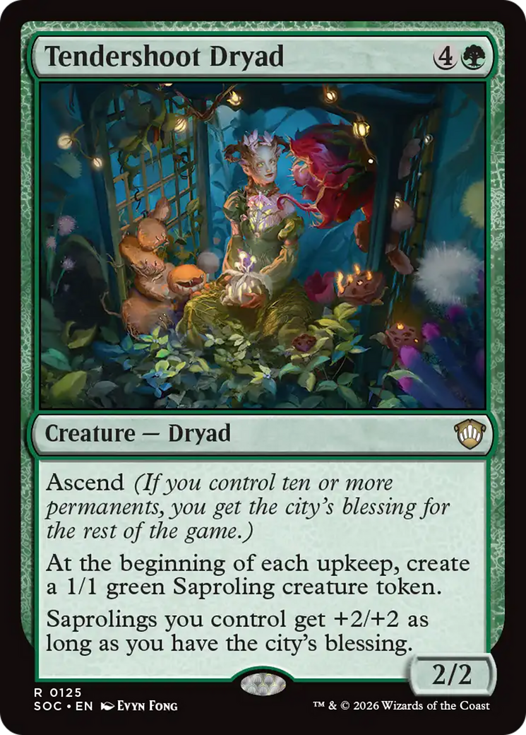 Tendershoot Dryad [Secrets of Strixhaven Commander] | Magic Magpie