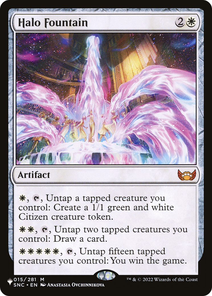 Halo Fountain [The List] | Magic Magpie
