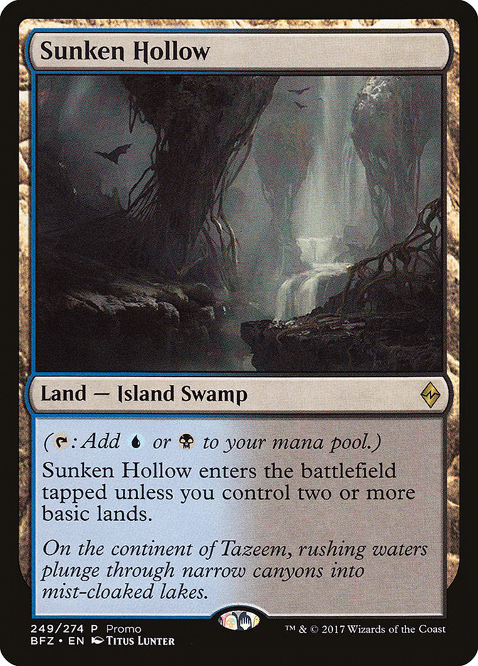 Sunken Hollow (Promo) [Standard Showdown Promos] | Magic Magpie