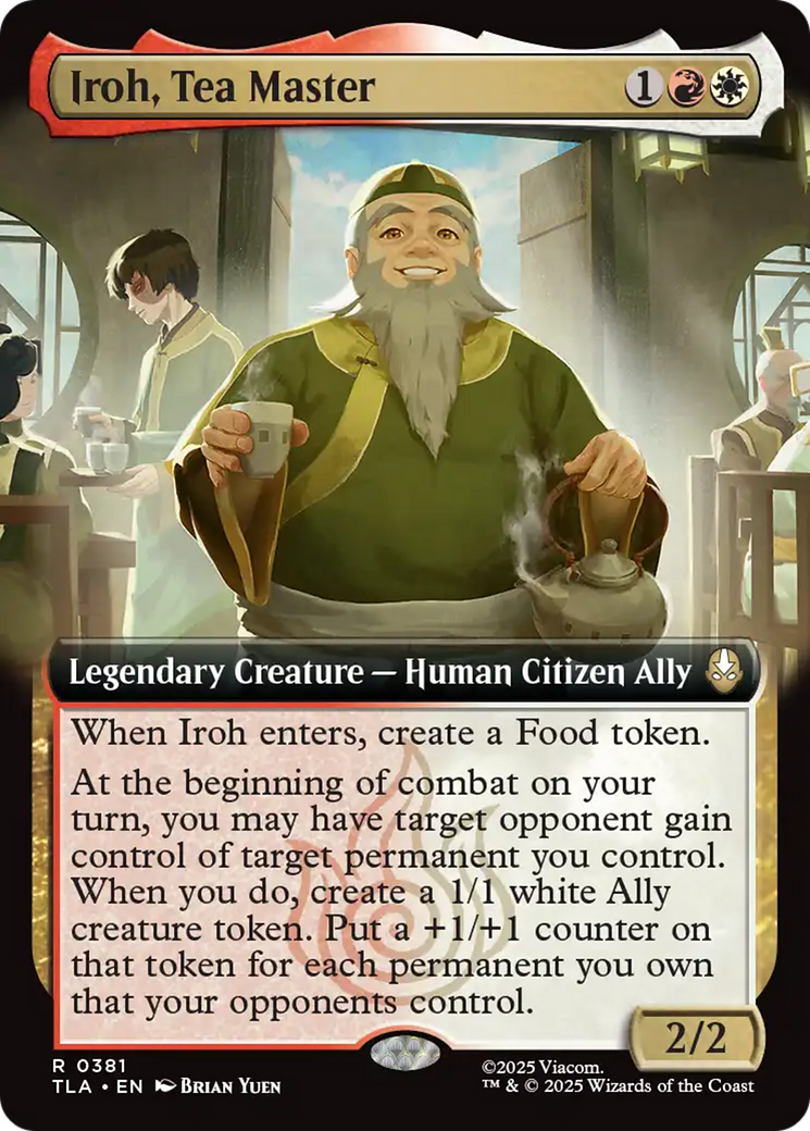 Iroh, Tea Master (Extended Art) [Avatar: The Last Airbender] | Magic Magpie