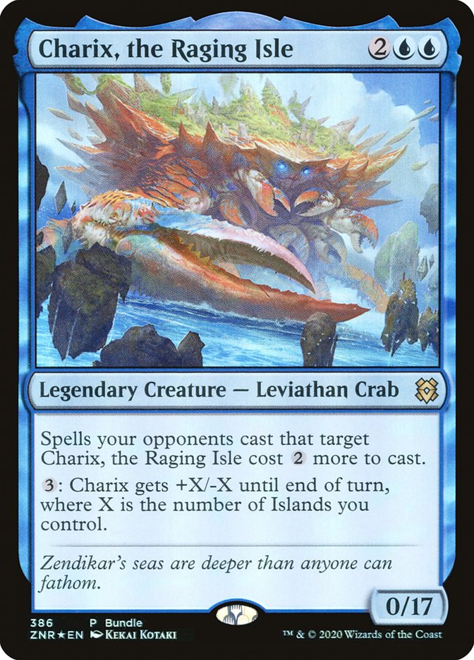 Charix, the Raging Isle (386) [Zendikar Rising Promos] | Magic Magpie