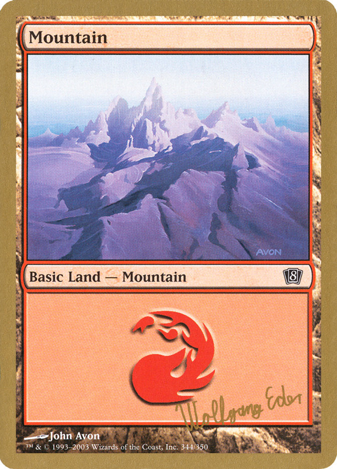 Mountain (Wolfgang Eder) [World Championship Decks 2003] | Magic Magpie