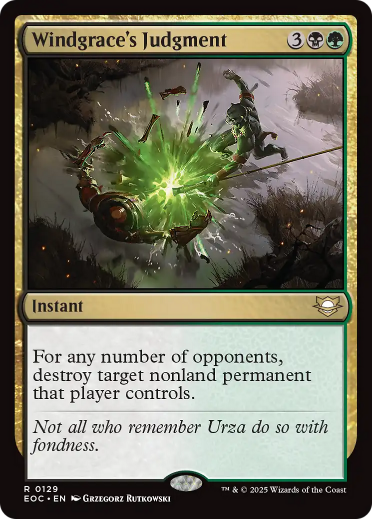 Windgrace's Judgment [Edge of Eternities Commander] | Magic Magpie