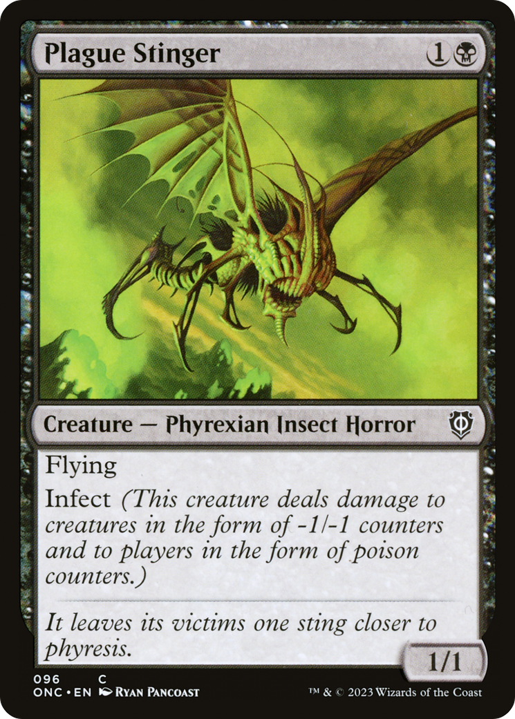 Plague Stinger [Phyrexia: All Will Be One Commander] | Magic Magpie