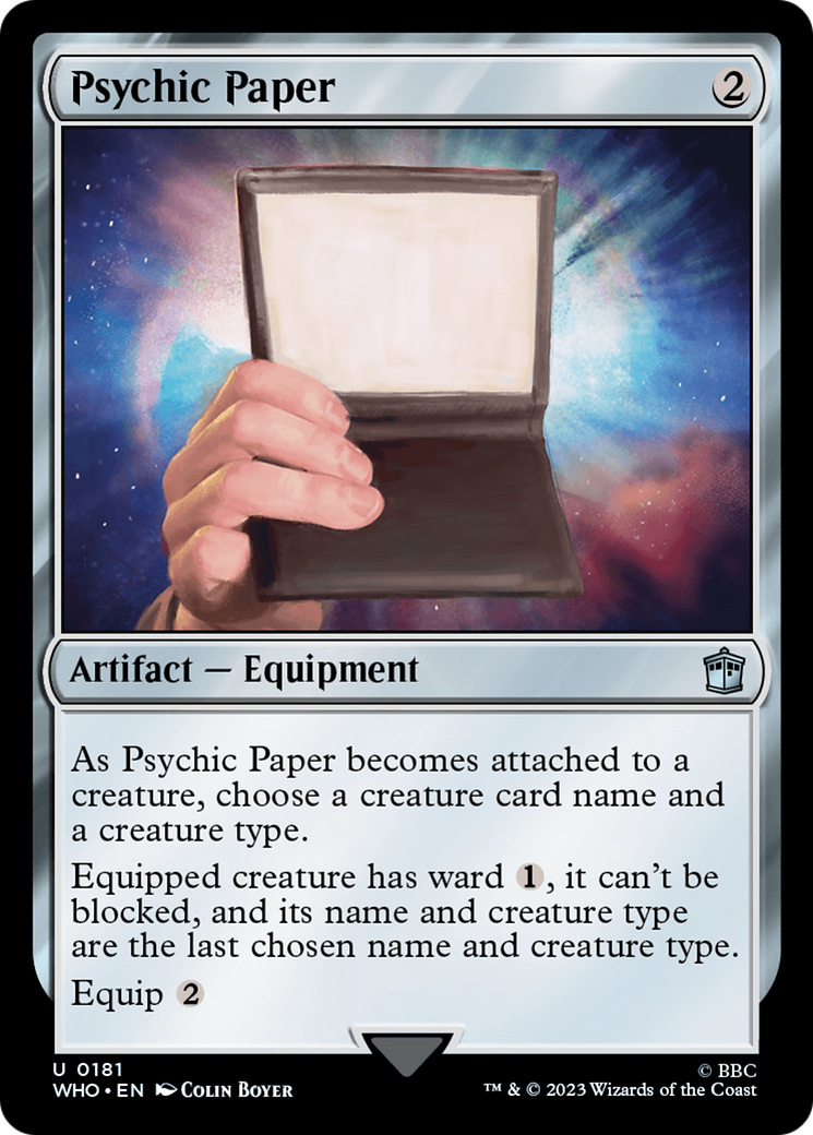 Psychic Paper [Doctor Who] | Magic Magpie