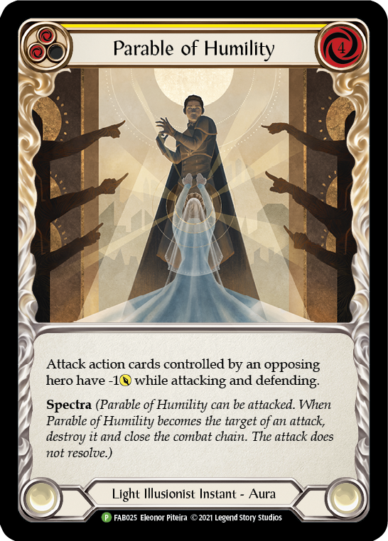 Parable of Humility [FAB025] (Promo)  Cold Foil | Magic Magpie