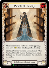 Parable of Humility [FAB025] (Promo)  Cold Foil | Magic Magpie