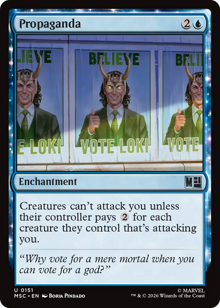 Propaganda (Surge Foil) [Marvel Super Heroes Commander] | Magic Magpie