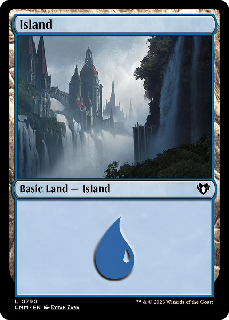 Island (790) [Commander Masters] | Magic Magpie