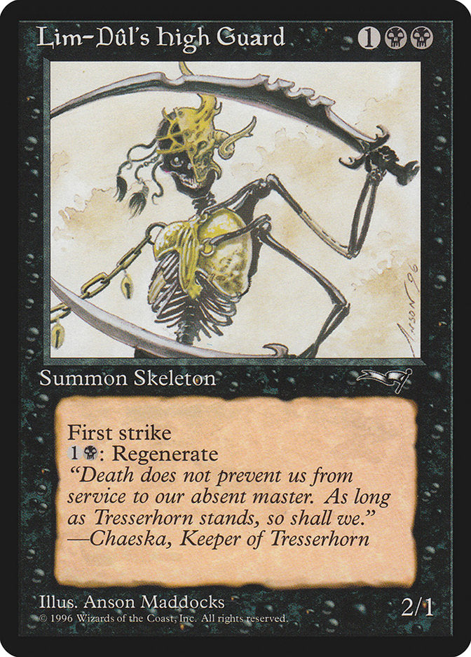 Lim-Dul's High Guard (Holding Sword) [Alliances] | Magic Magpie