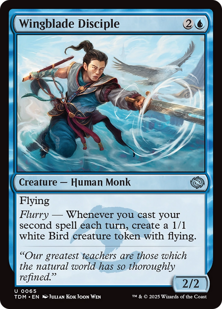 Wingblade Disciple [Tarkir: Dragonstorm] | Magic Magpie