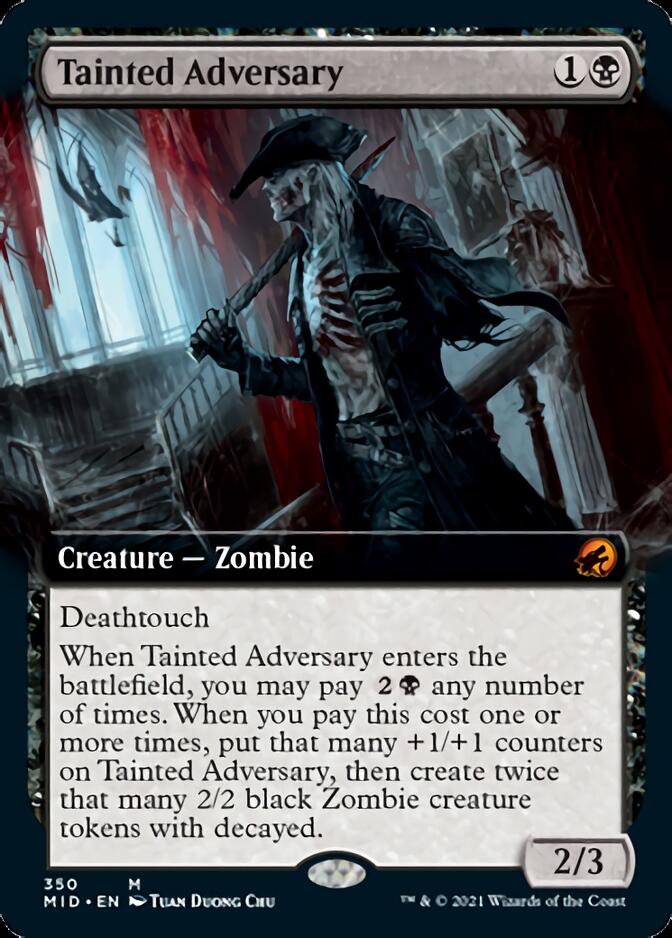 Tainted Adversary (Extended Art) [Innistrad: Midnight Hunt] | Magic Magpie