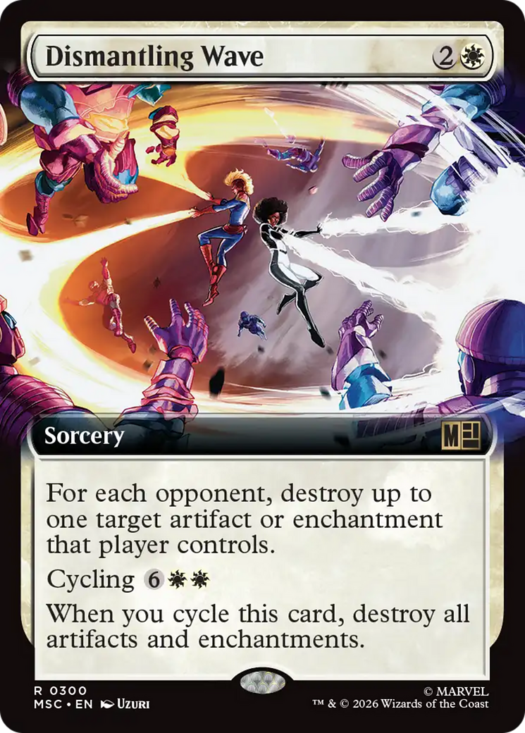 Dismantling Wave (Extended Art) [Marvel Super Heroes Commander] | Magic Magpie