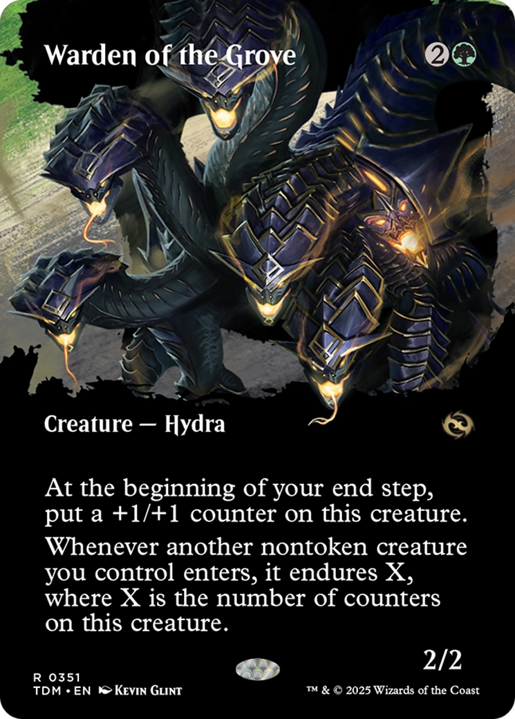 Warden of the Grove (Borderless) [Tarkir: Dragonstorm] | Magic Magpie