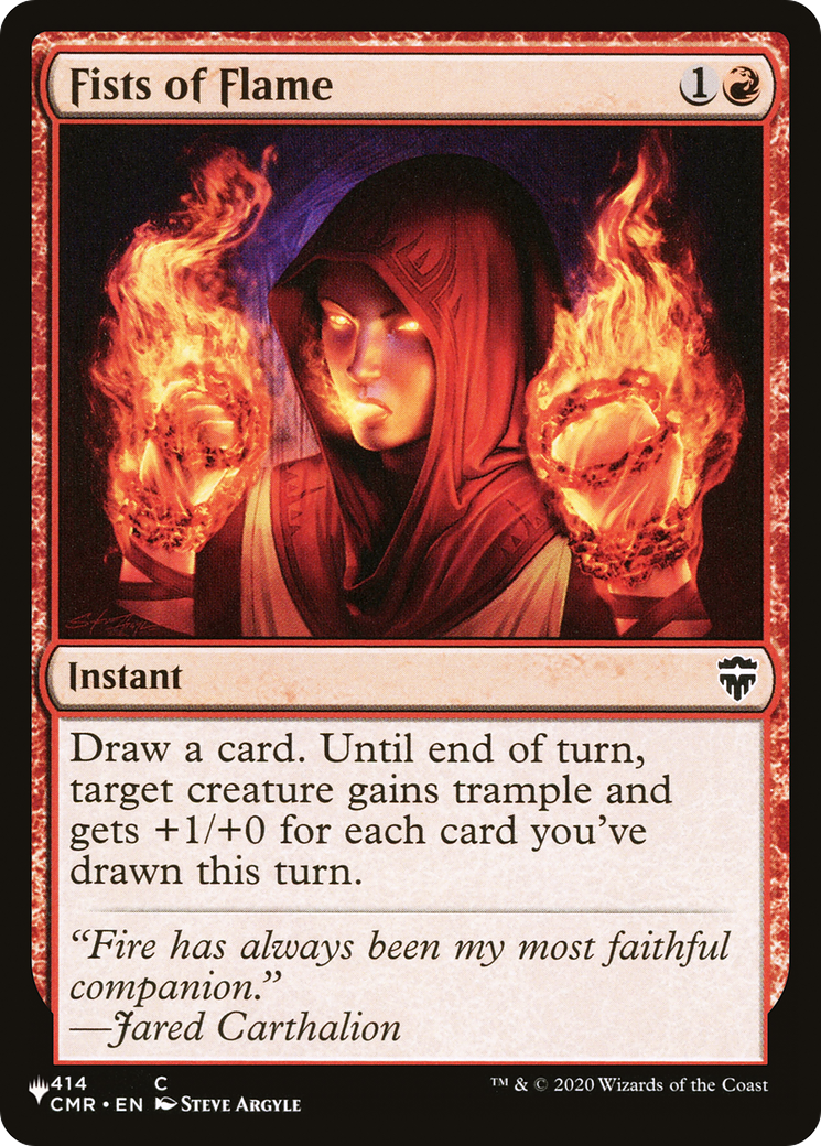 Fists of Flame [The List] | Magic Magpie