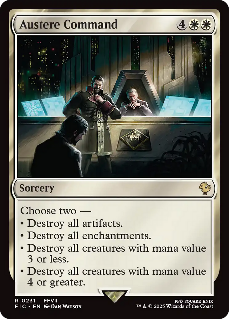 Austere Command [FINAL FANTASY Commander] | Magic Magpie