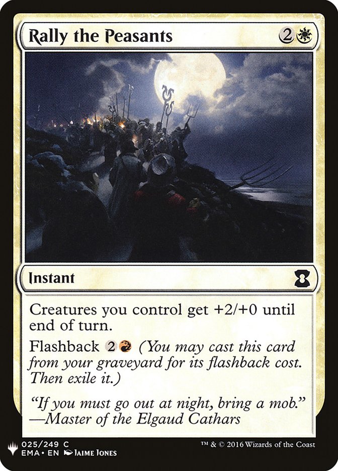 Rally the Peasants [Mystery Booster] | Magic Magpie