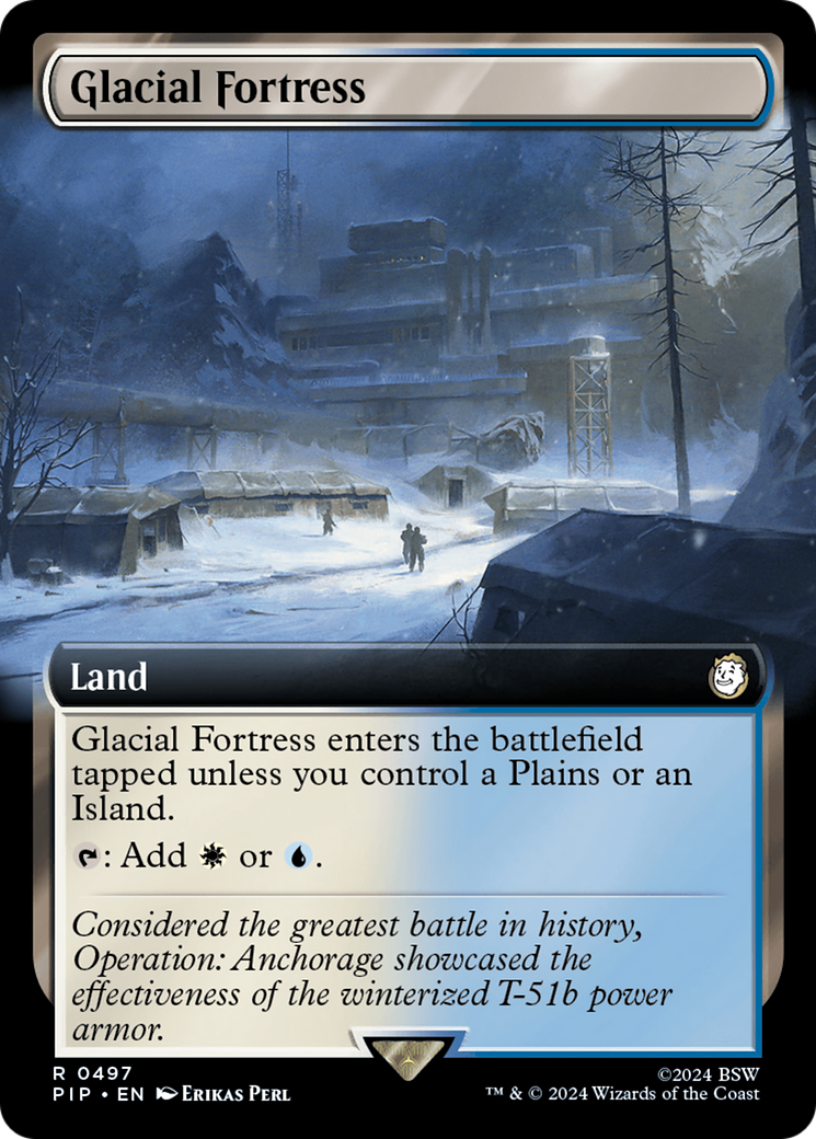 Glacial Fortress (Extended Art) [Fallout] | Magic Magpie