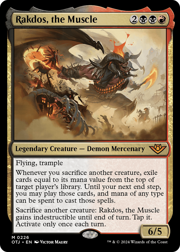 Rakdos, the Muscle [Outlaws of Thunder Junction] | Magic Magpie