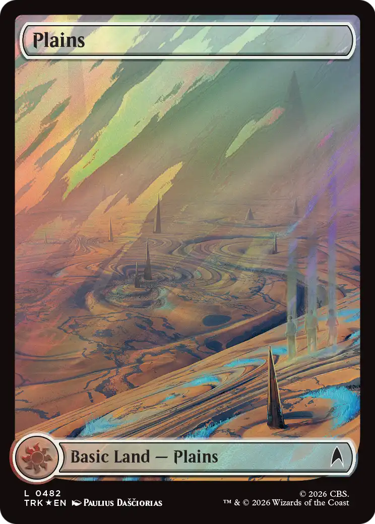 Plains (0482) (Surge Foil) [Star Trek] | Magic Magpie