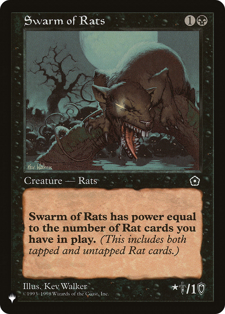 Swarm of Rats [The List Reprints] | Magic Magpie