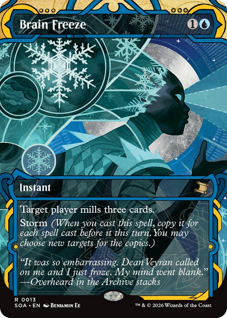 Brain Freeze [Secrets of Strixhaven: Mystical Archive] | Magic Magpie