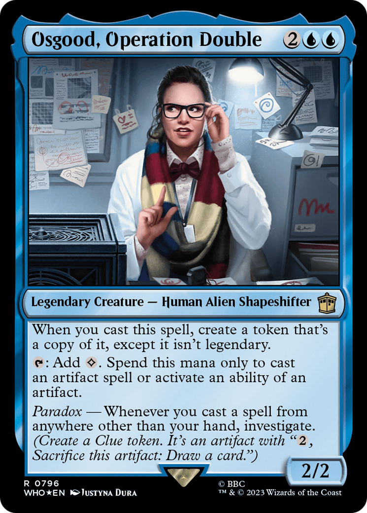 Osgood, Operation Double (Surge Foil) [Doctor Who] | Magic Magpie