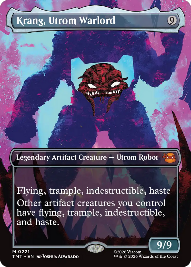 Krang, Utrom Warlord (Borderless) [Teenage Mutant Ninja Turtles] | Magic Magpie