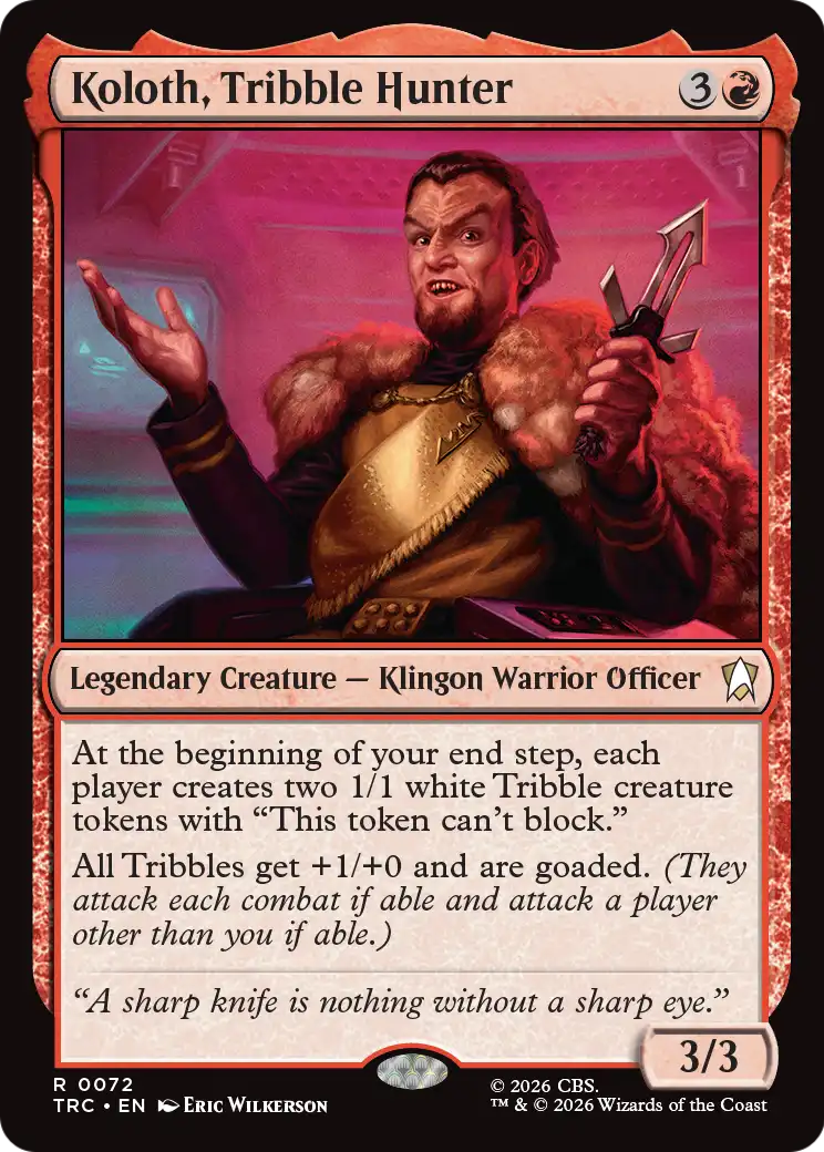 Koloth, Tribble Hunter [Star Trek] | Magic Magpie