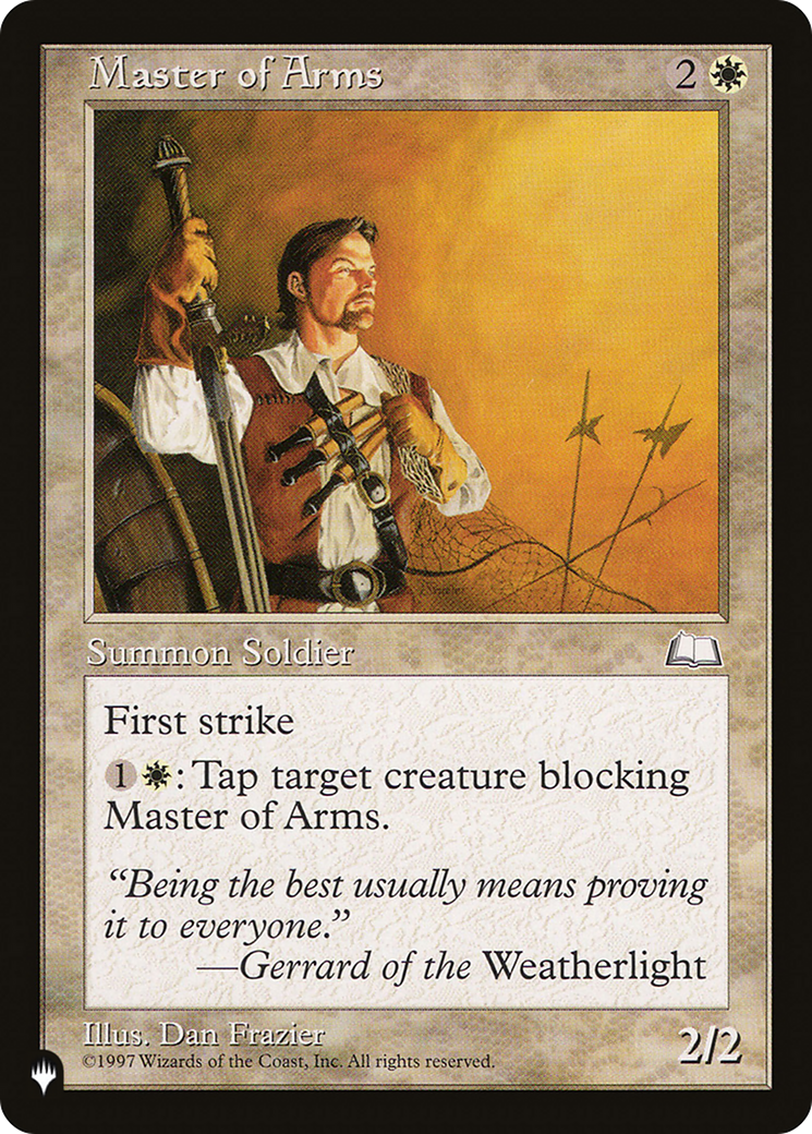 Master of Arms [The List] | Magic Magpie