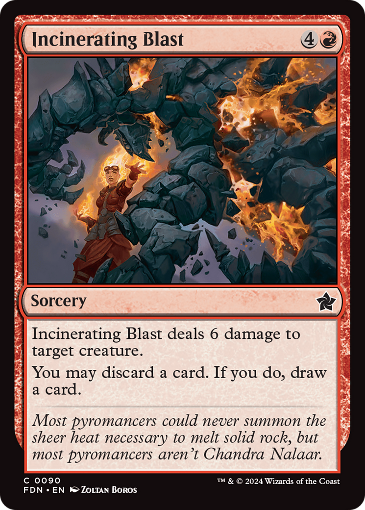 Incinerating Blast [Foundations] | Magic Magpie