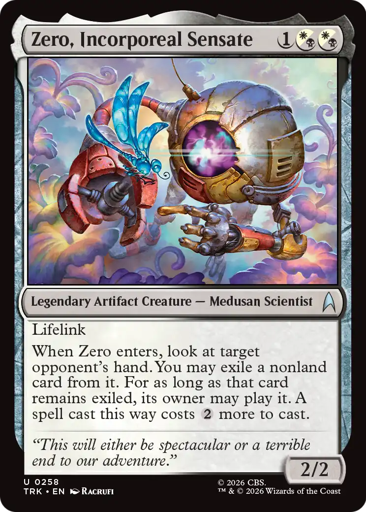 Zero, Incorporeal Sensate [Star Trek] | Magic Magpie