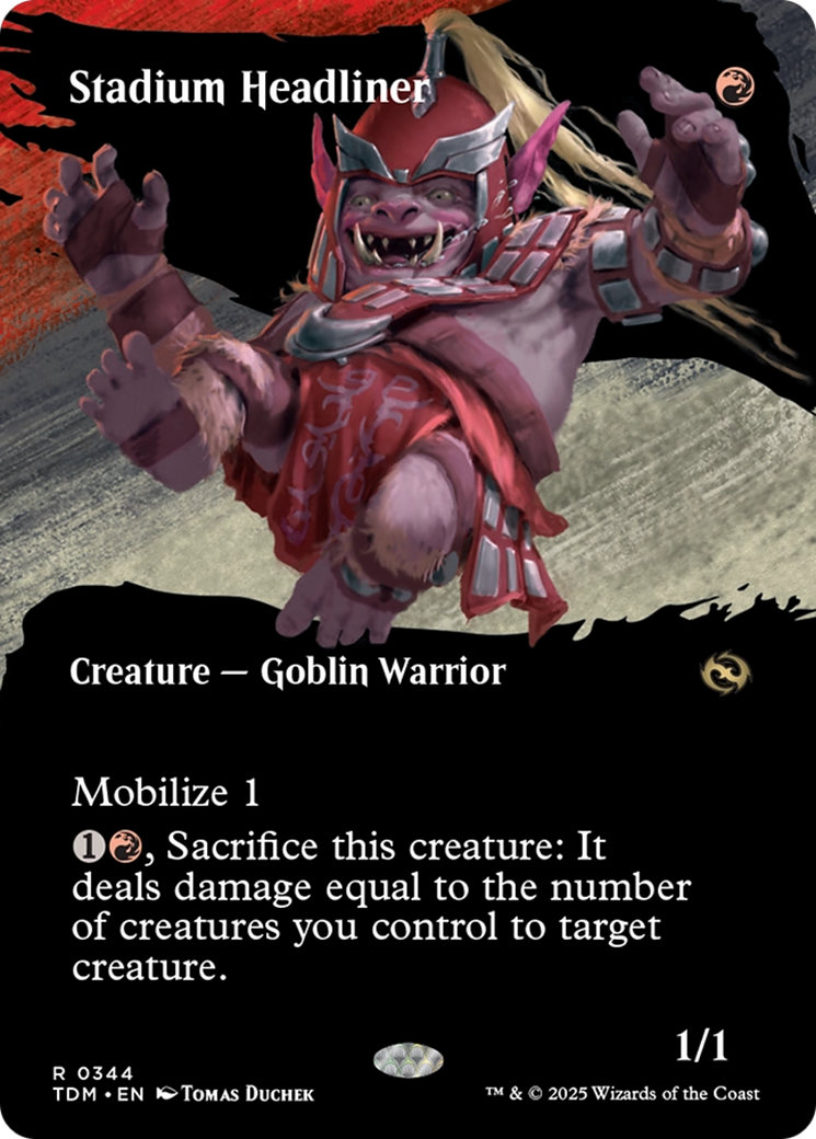 Stadium Headliner (Borderless) [Tarkir: Dragonstorm] | Magic Magpie
