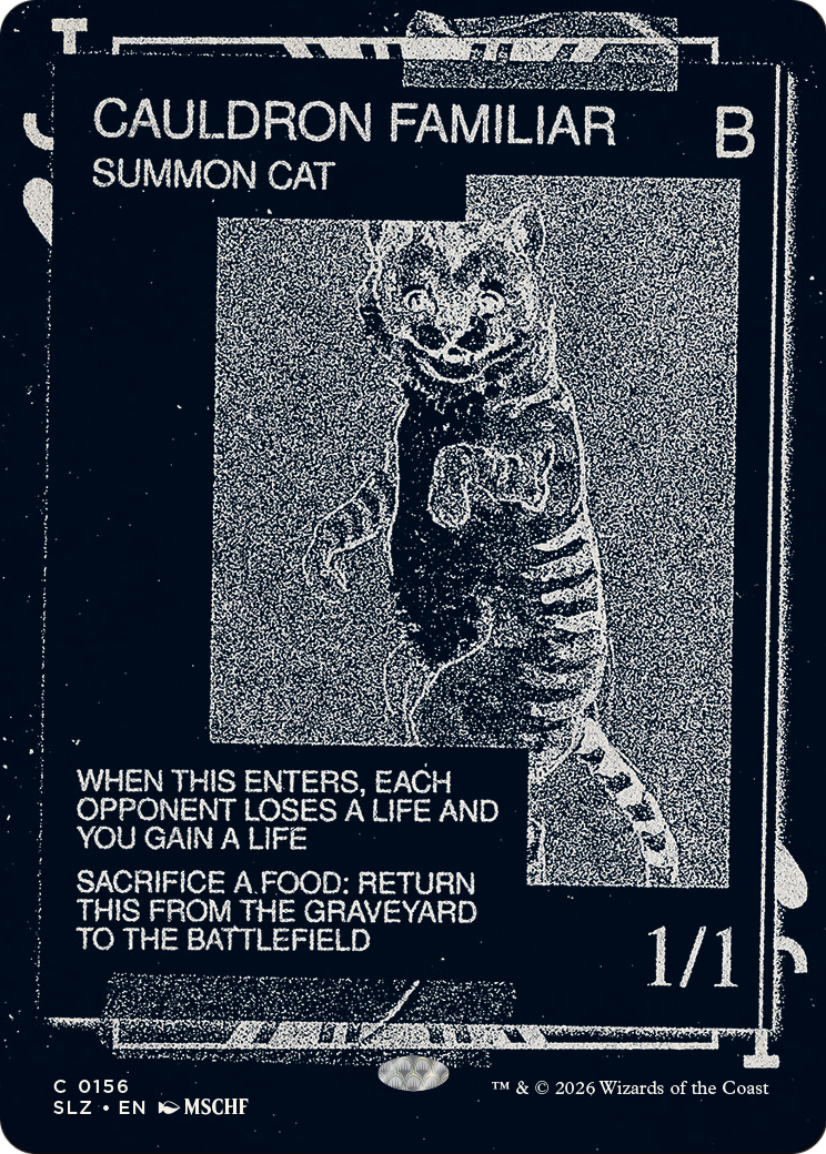 Cauldron Familiar (0156) [Secret Lair x MSCHF: The Zeta Set] | Magic Magpie