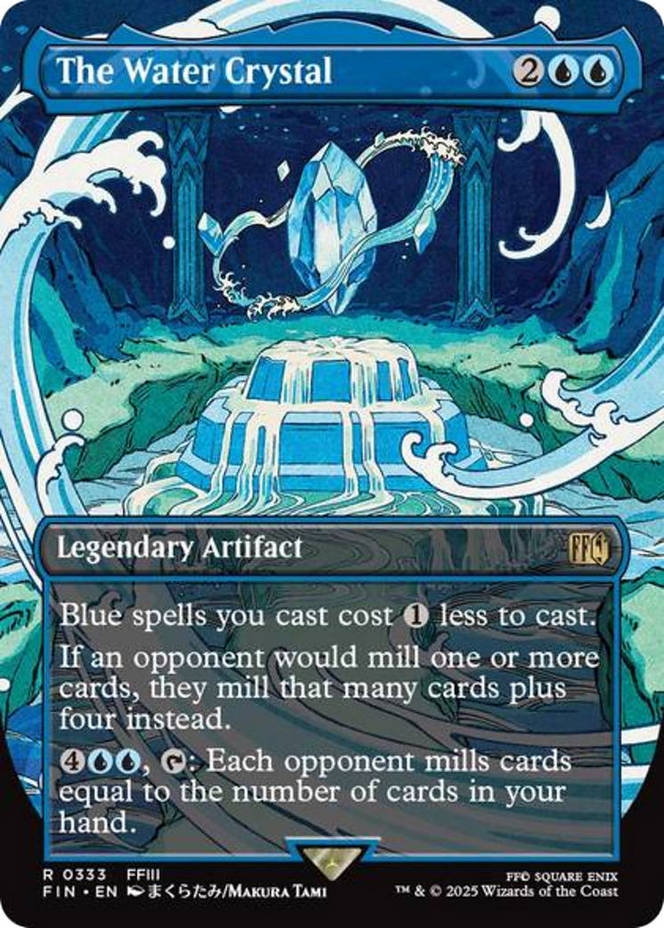 The Water Crystal (Borderless) [FINAL FANTASY] | Magic Magpie