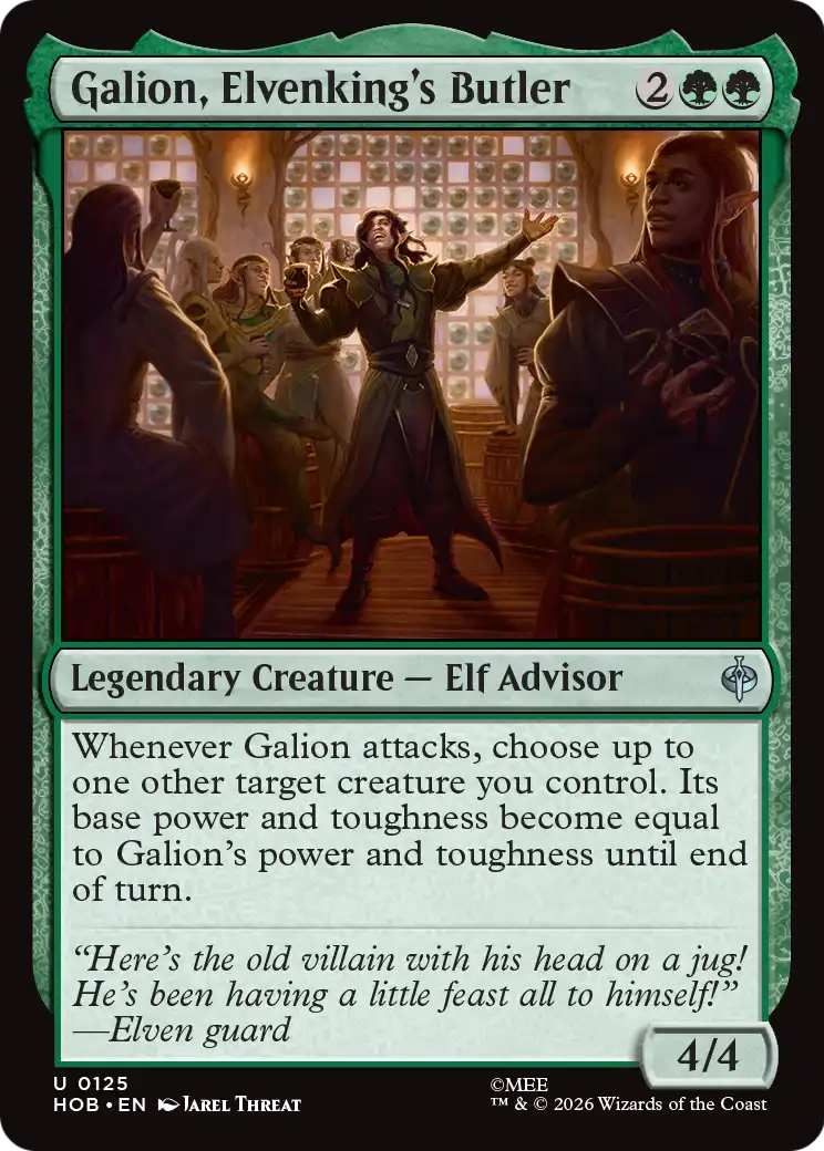 Galion, Elvenking's Butler [The Hobbit] | Magic Magpie