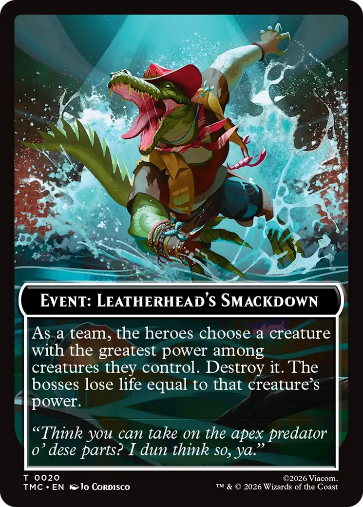 Event: Leatherhead's Smackdown [Teenage Mutant Ninja Turtles Commander Tokens] | Magic Magpie