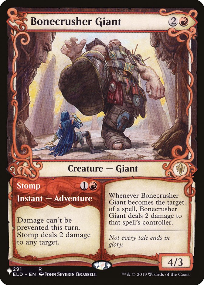 Bonecrusher Giant // Stomp [The List] | Magic Magpie