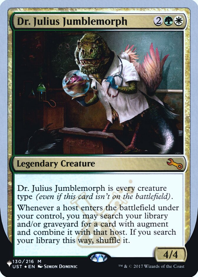 Dr. Julius Jumblemorph (Unfinity Foil Edition) [The List] | Magic Magpie