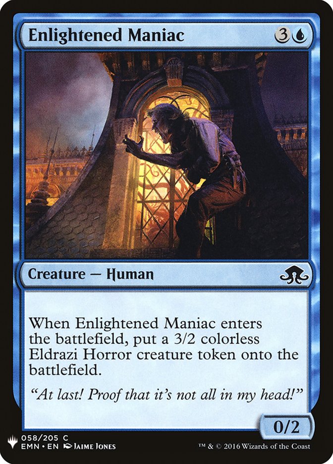 Enlightened Maniac [Mystery Booster] | Magic Magpie