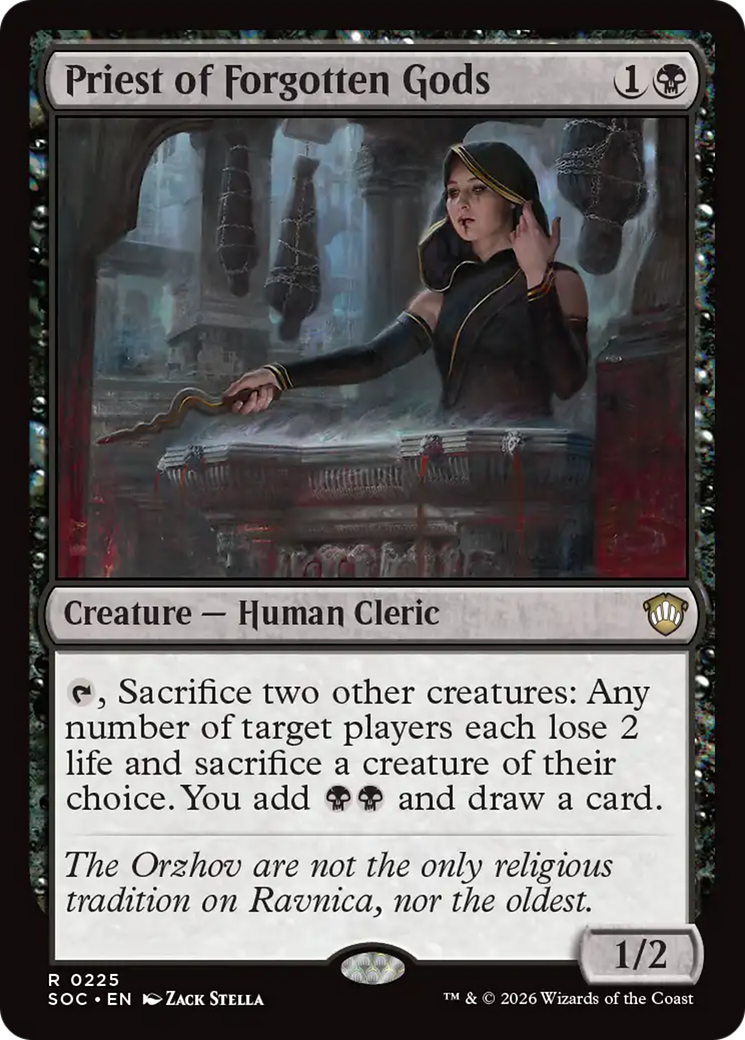 Priest of Forgotten Gods [Secrets of Strixhaven Commander] | Magic Magpie