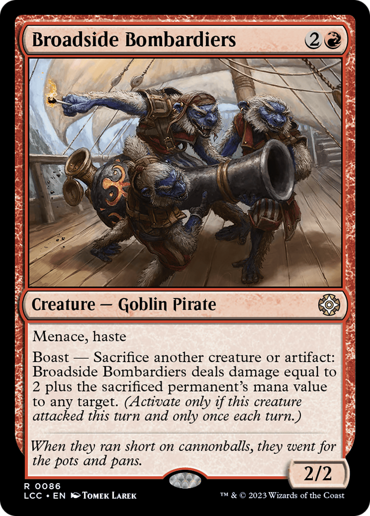 Broadside Bombardiers [The Lost Caverns of Ixalan Commander] | Magic Magpie