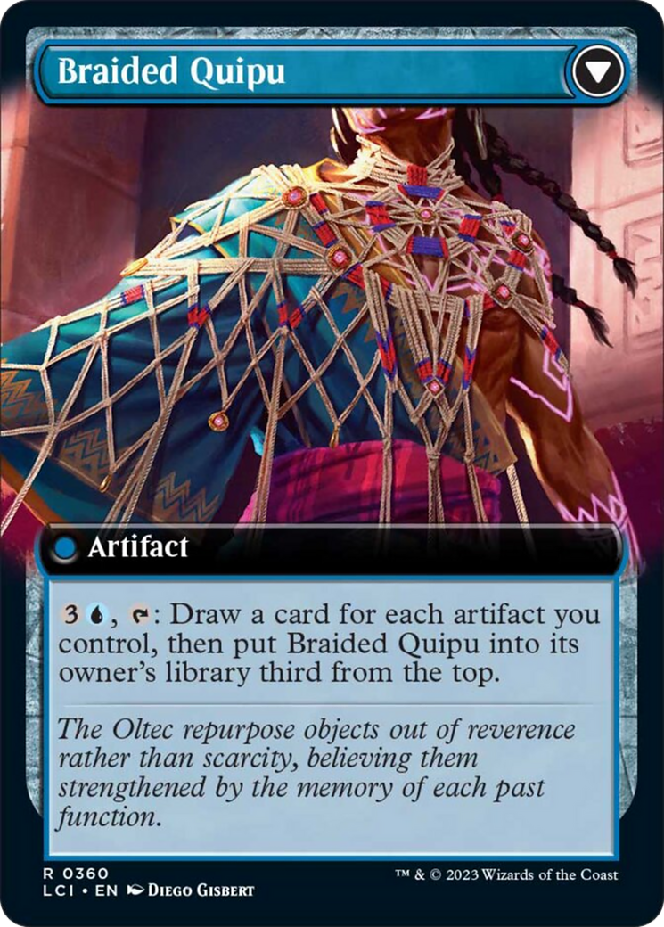 Braided Net // Braided Quipu (Extended Art) [The Lost Caverns of Ixalan] | Magic Magpie