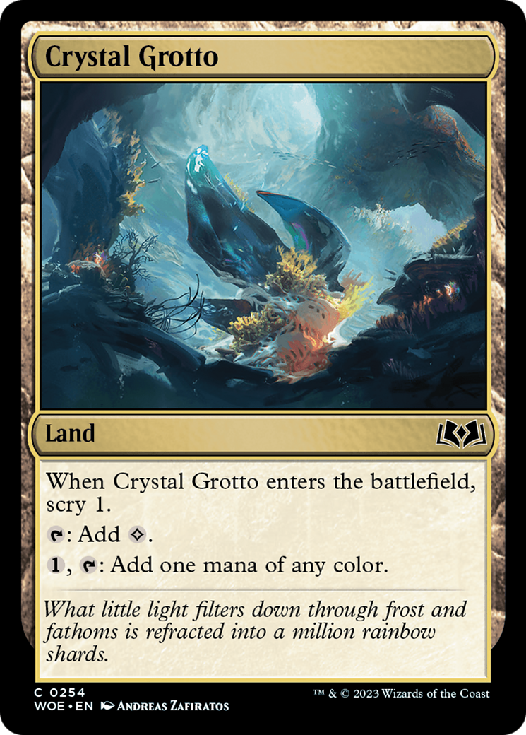 Crystal Grotto [Wilds of Eldraine] | Magic Magpie