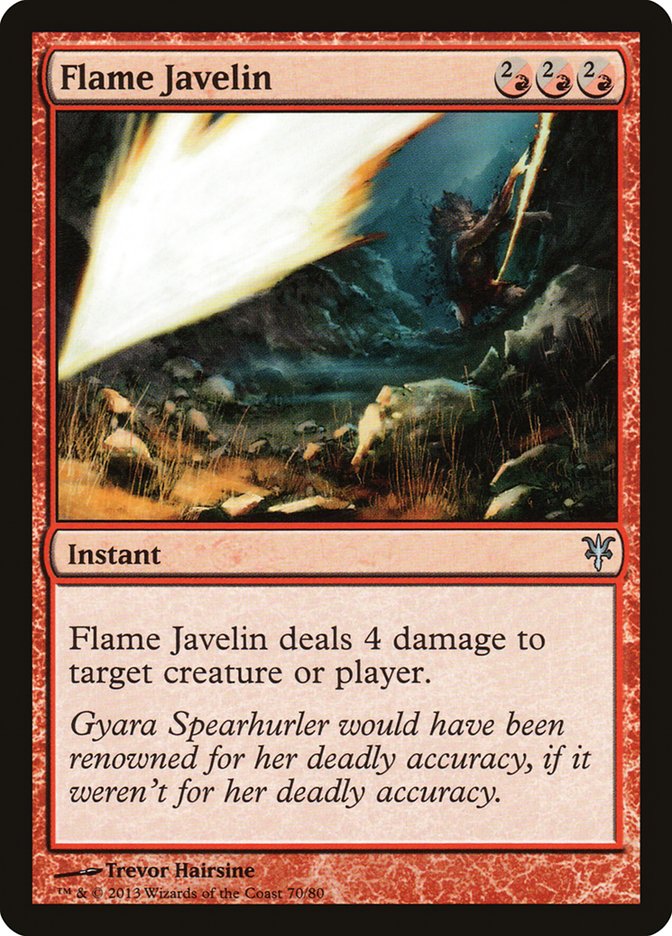 Flame Javelin [Duel Decks: Sorin vs. Tibalt] | Magic Magpie