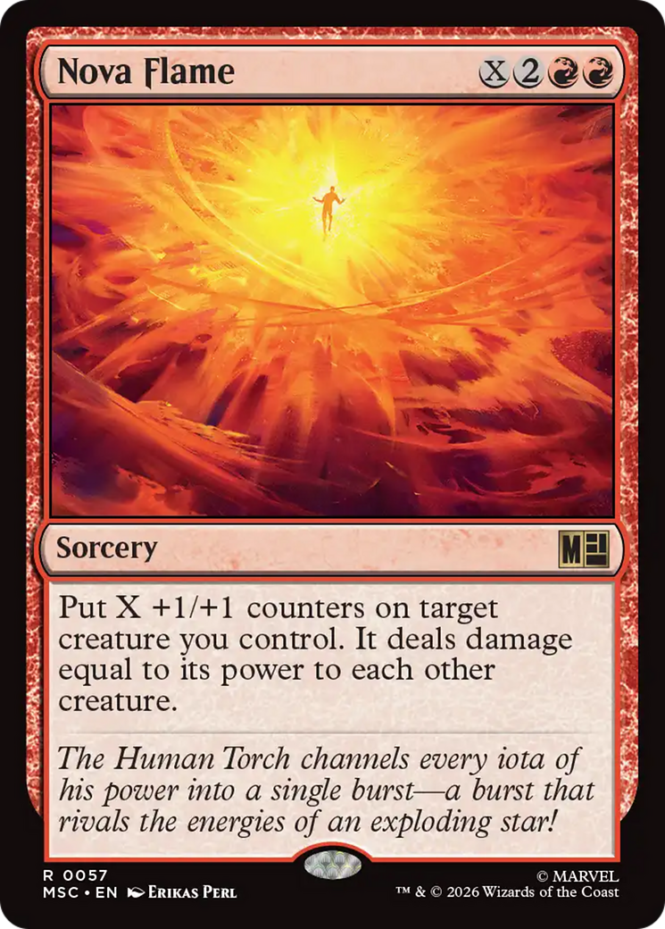 Nova Flame (Surge Foil) [Marvel Super Heroes Commander] | Magic Magpie