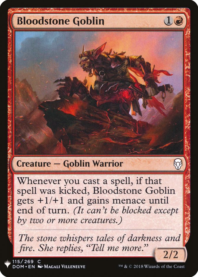 Bloodstone Goblin [Mystery Booster] | Magic Magpie