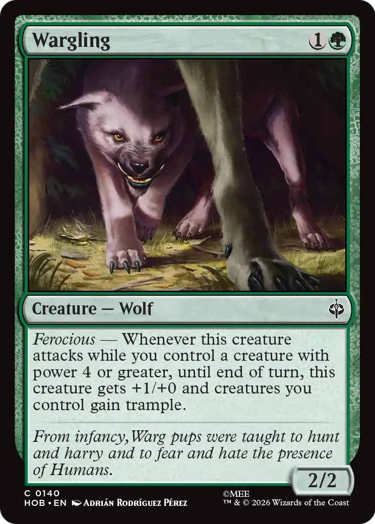 Wargling [The Hobbit] | Magic Magpie