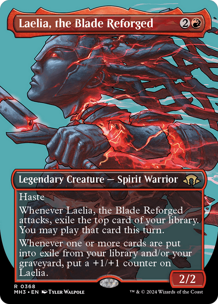 Laelia, the Blade Reforged (Borderless) [Modern Horizons 3] | Magic Magpie