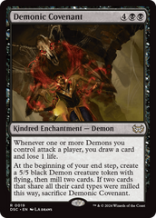 Demonic Covenant [Duskmourn: House of Horror Commander] | Magic Magpie